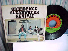 Creedence Clearwater Revival Rock 45 RPM Speed Vinyl Records for
