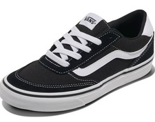 Vans Women's Brooklyn Ls Sneaker,6.5Uk Size,Black And White
