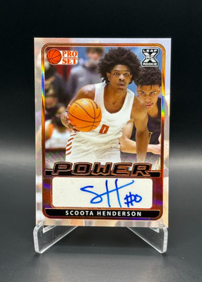 RC Auto! Scoot ''Scoota'' Henderson 2022 Leaf Pro Set POWER Autograph RC (d)