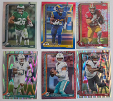 2025 Topps Chrome Football - Refractors, Parallels, Inserts - UP TO 30% OFF