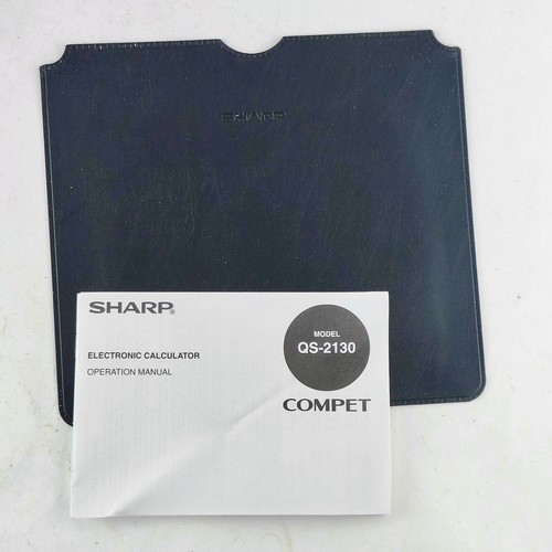 Sharp QS-2130 Compact 12-Digit Desktop Calculator LCD QS2130 Accounting CPA - Picture 5 of 6