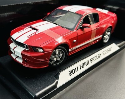 2011 Shelby GT-350 Red / White 1/18 Shelby Collectibles HTF !