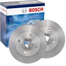 2X BOSCH BREMSSCHEIBEN Ø226mm HINTEN PASSEND FÜR SEAT CORDOBA IBIZA TOLEDO VW
