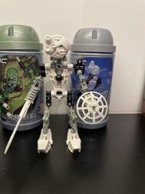Lego Bionicle TOA MATA Lot Of 4 With Canisters- No Manuals - 8531 8533 8535 8356