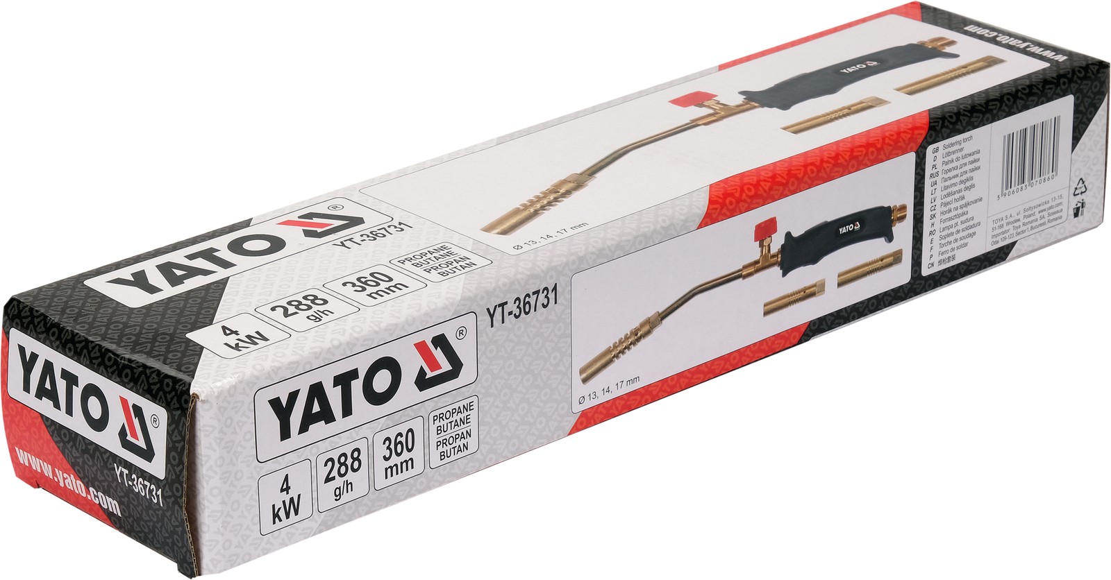 ✅Fits YATO NARZ�DZIA YT-36731 360 MM TORCH WITH THREE POINT NOZZLE  ⭐UK Seller⭐