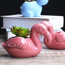 Decorative Flower Pots Ceramic Planter Animal Mental Flowerpot for Indoor