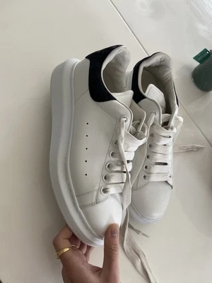 ALEXANDER McQUEEN Taille EU38 -Sneakers Oversize Blanc / Noir 553770WHGP79061 - Photo 1/4
