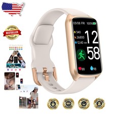 Activity Tracker 24H Health Monitor Sleep Steps 1.47" Starlight