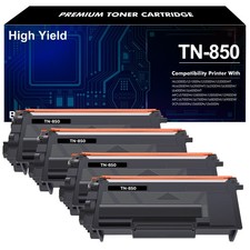 4 Pack TN 850 TN-820 For Brother TN850 Toner MFC-L6900DW HL-L5200DW MFC-L5850DW