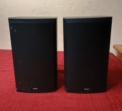 Boston Acoustics CR4 Bookshelf Speakers 2way 8 Ohms Reference Series Black Pair
