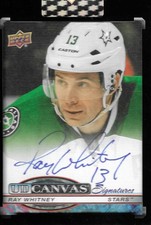 2025-26 Upper Deck Clear Cut Ray Whitney UD Canvas Auto