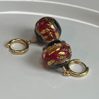 Murano Glass Beads & Gold Fill Earrings — photo 5