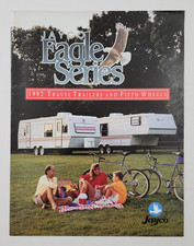 RV Brochure 1992 Jayco Eagle Travel Trailers Fifth Wheel Campers