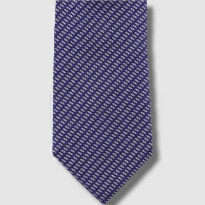 $70 Geoffrey Beene Men's Purple Micro Sun Neat Neck-Tie Size 58 x 3