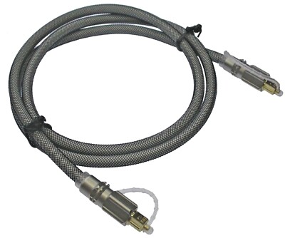 Toslink zu Toslink; optisches HighEnd Digitalkabel, ultra flexibel 24K vergoldet