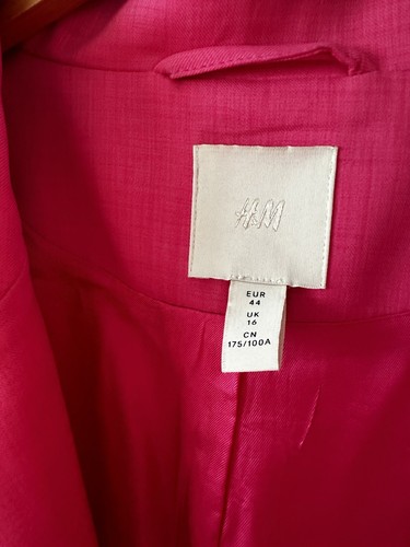 H&M Cerise Oversized Blazer Size 16 - 第 4/9 張圖片