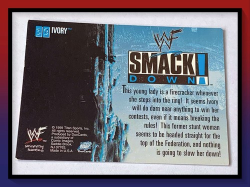 1999 WWF Comic Images Smackdown Trading Cards - Singles - Picture 26 of 50