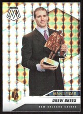 2021 9848A Panini Mosaic MAN OF THE YEAR MOSAIC PRIZM Drew Brees New Orleans