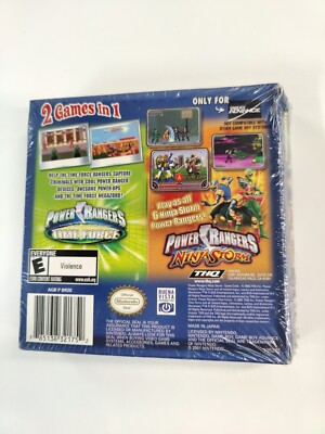 Power Rangers Double Pack: Ninja Storm & Time Force Nintendo Game