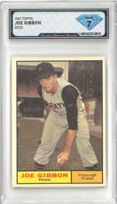 1961 Topps JOE GIBBON #523   DSG 7 NM