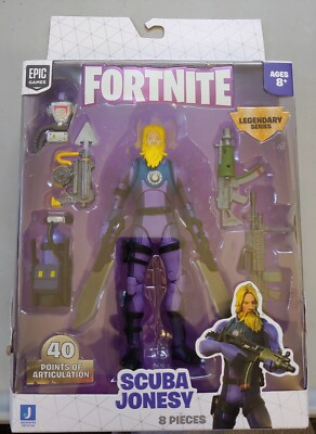 BRAND NEW Fortnite Legendary Series Scuba Jonesy 6-inch  Game Action Figure New 