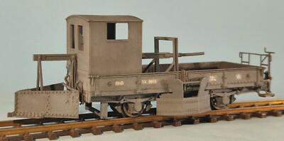 1:87 H0m RhB Xk 8618 platform with track plough - snow wagon. No Bemo.