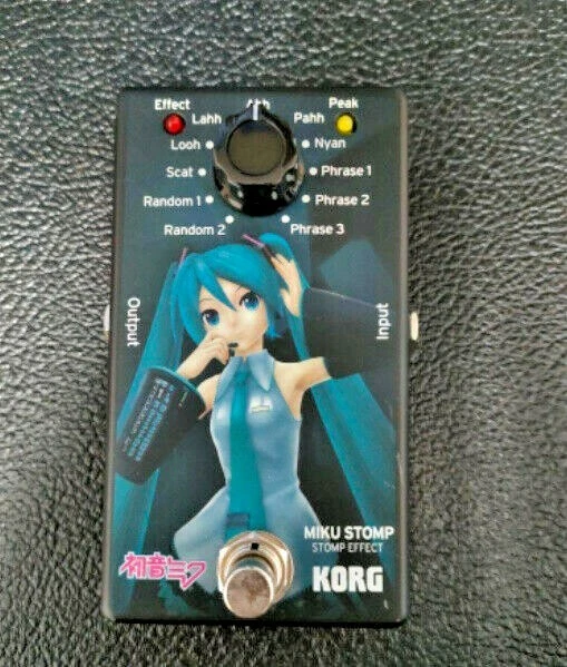 KORG MIKU STOMP Vocaloid Hatsune Miku Guitar Effect KB10 Pedal Japan Very Rare