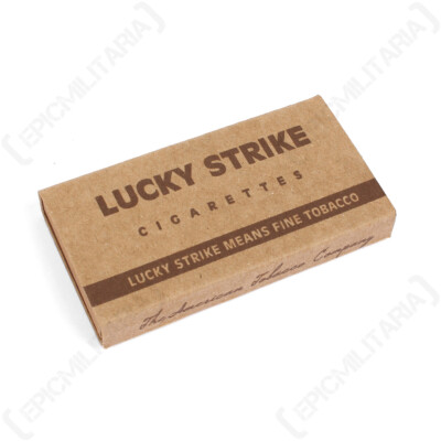 cigarettes during ww2 WW2 US Lucky Strike Cigarette Box - American Military Army Reproduction