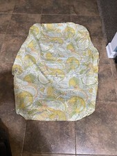 Vintage Sears Perma Press Fitted Crib Sheet ABC 123 Cat Dog Duck Bear