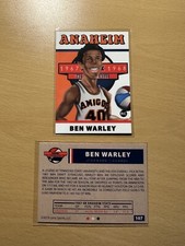 2019 1967-68 Lana Sports ABA #107 BEN WARLEY Rookie RC Anaheim Amigos