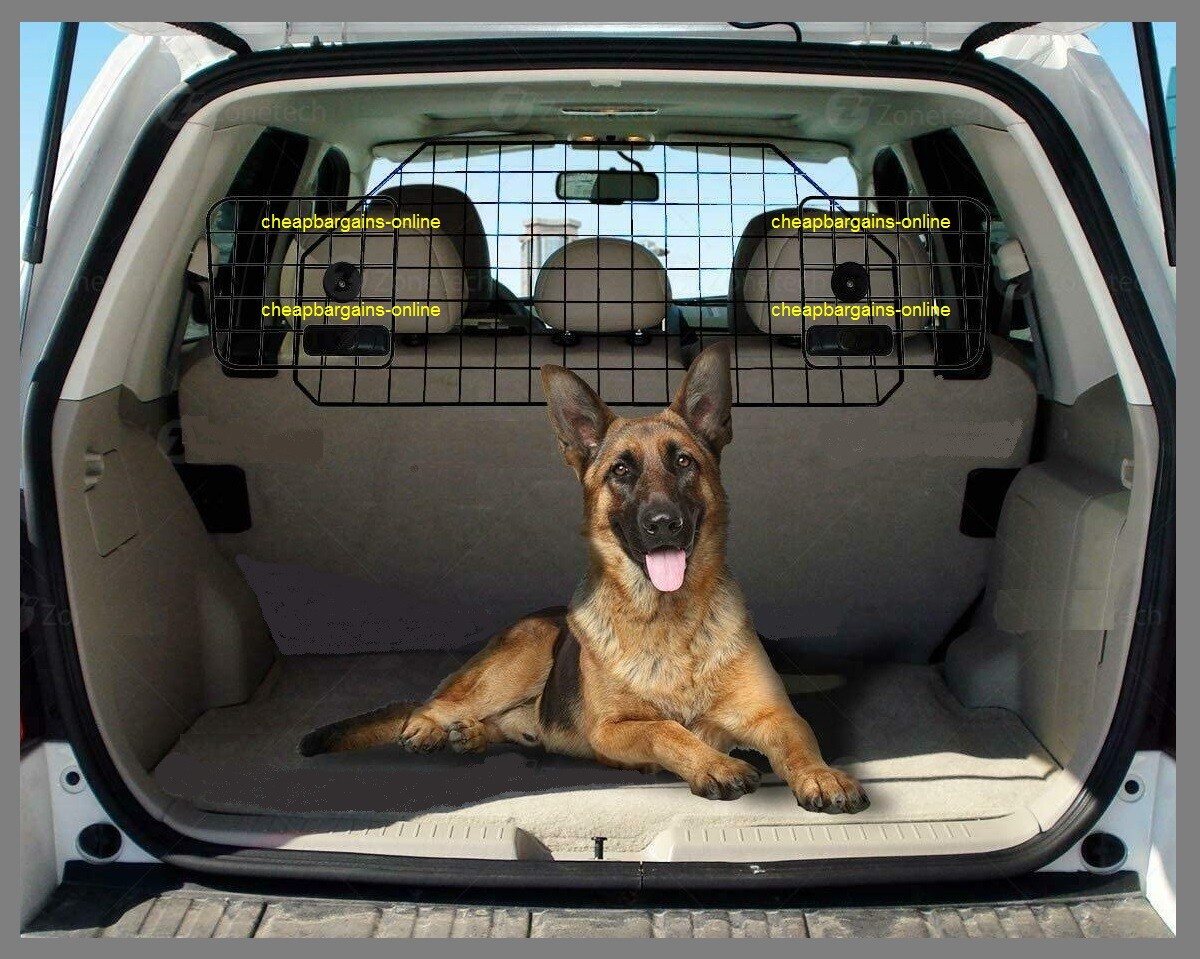 CAR PET BARRIER LUGGAGE BARRIER STEEL ADJUSTABLE FRONT or BACK HEADREST