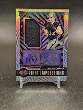 Michael Mayer 2023 Illusions #125 First Impressions Rookie Patch Auto Blue /99