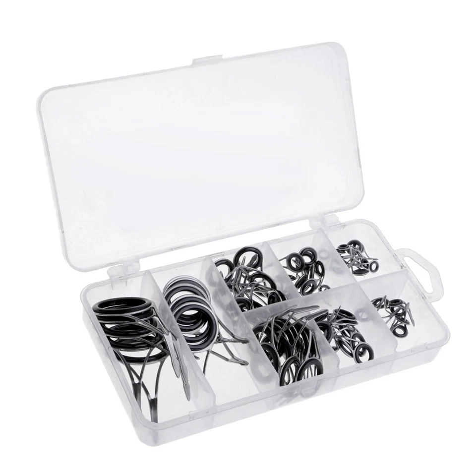 70Pcs Kit di riparazione per anelli di guide per canne da pesca in acqua salata - Immagine 4 di 4