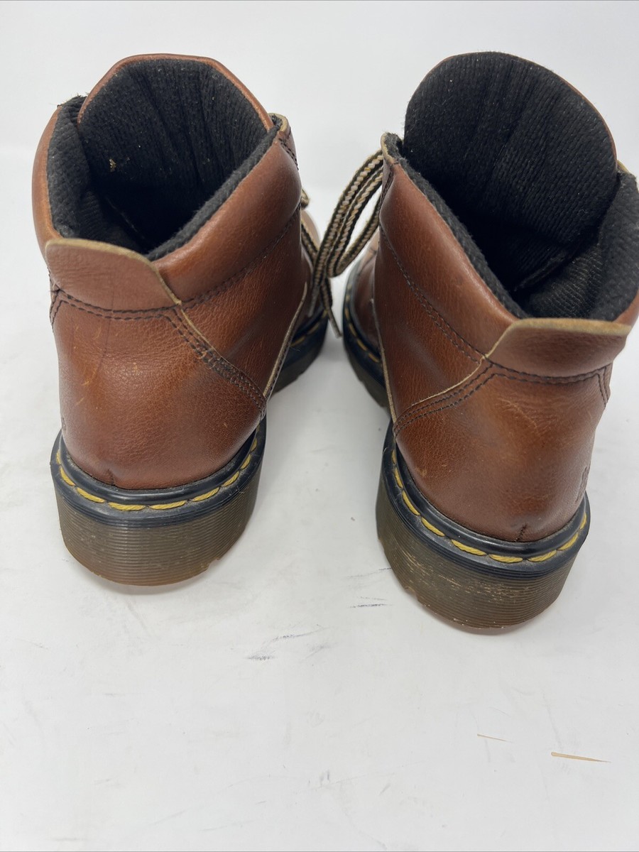 Vintage Dr Doc Martens 8651 Brown Leather Oxford 90's Chunky