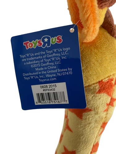 Toys R Us Geoffrey Giraffe Geburtstagsclub Plüschpuppe Spielzeug exklusiv mit Etikett - Bild 5 von 8