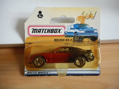 Matchbox Mazda RX7 in Copper/Black on Blister