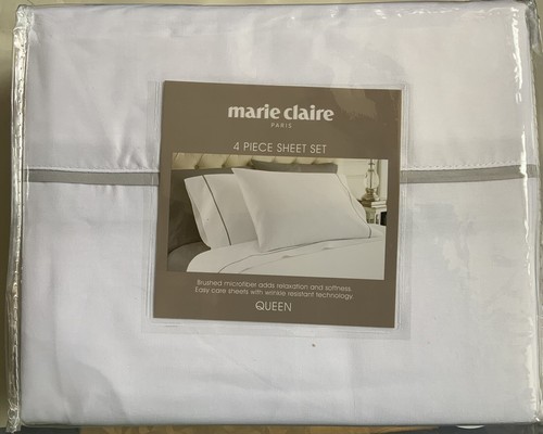 Marie Claire 4 pc Queen Sheet Set - Picture 4 of 5