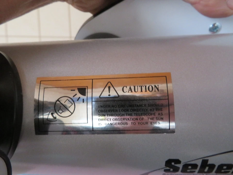 seben astronomical instruments teleskop model 76 /300 neu - Imagem 4 de 4