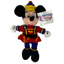 Exclusive Disney Store  Parks 9" NUTCRACKER MICKEY MOUSE Bean Bag Plush