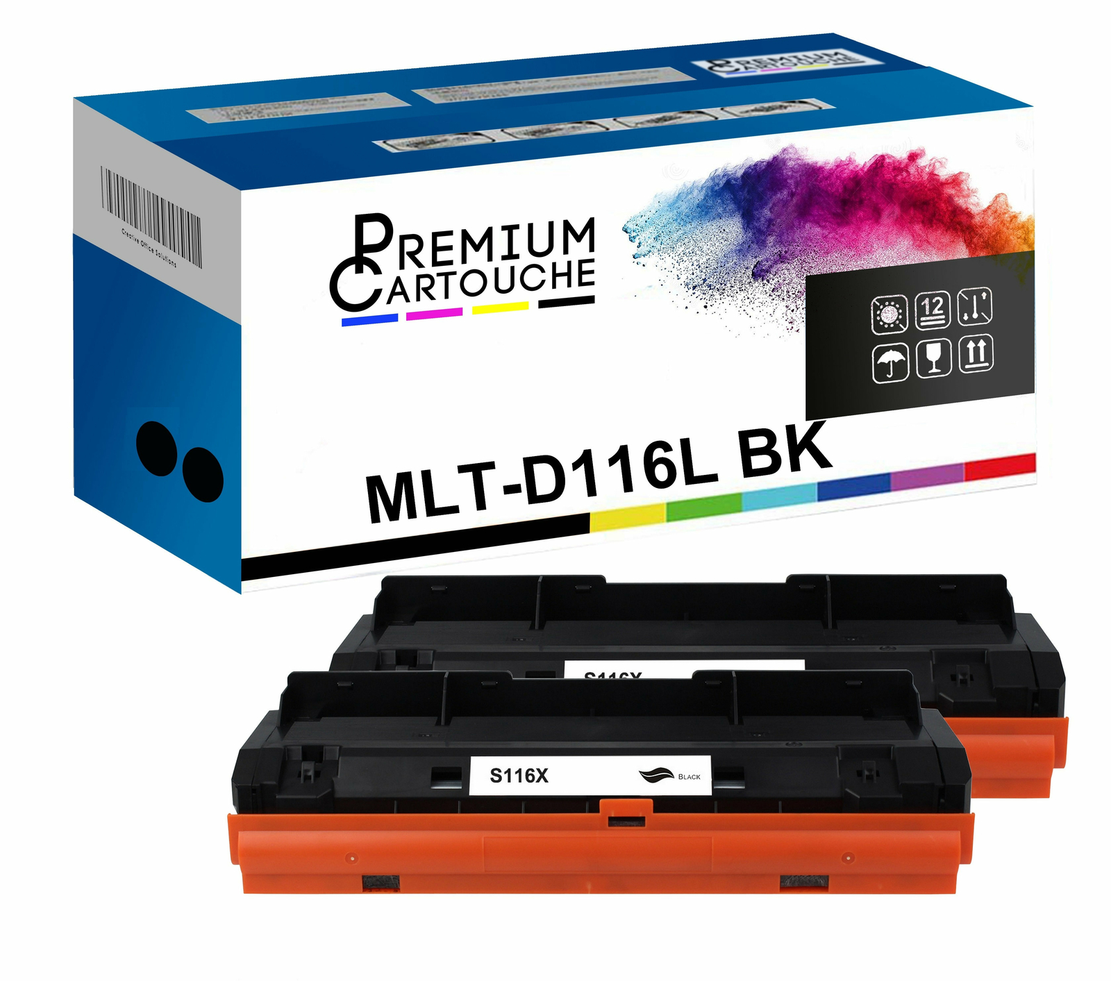 Toner MLT-D116L noir compatible imprimante laser Samsung x2