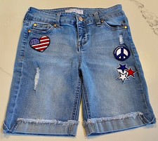 Celebrity Pink Shorts Stretch Denim Girls Size 12