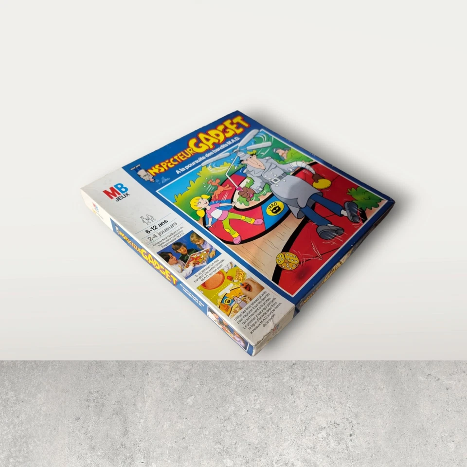 ANCIEN JEUX ( MB) INSPECTEUR GADGET A LA POURSUITE DES BANDITS EPOQUE GOLDORAK  - Photo 2/4