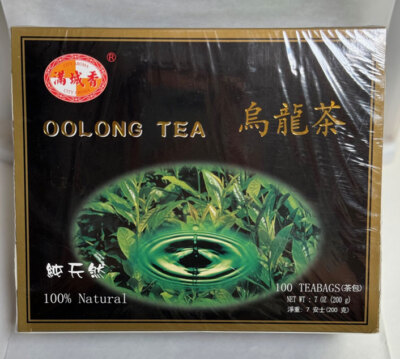 Black Label Oolong Tea Wulong Wuyi Diet - 100 Tea Bags