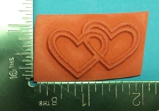 ENTWINED HEARTS Unmounted Rubber Stamp #64