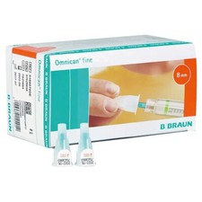 Omnican Fine Penkan&uuml;len 31G 0,25 x 8mm 100 St&uuml;ck 07028639