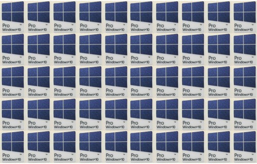 50 pcs sticker for Window 10 Pro violet Blue color GLITTER SPARKLE 16mm x 23mm - 第 1/1 張圖片