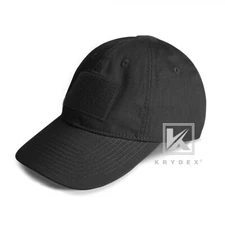 KRYDEX Tactical Cap Baseball Cap Gym Golf Hiking Hunting Operator Hat Army Black
