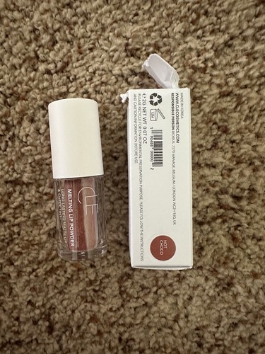 CLE Cosmetics Melting Lip Powder Hot Choco Sealed Exp 03/24 Teddy Bear Brown - Picture 2 of 2