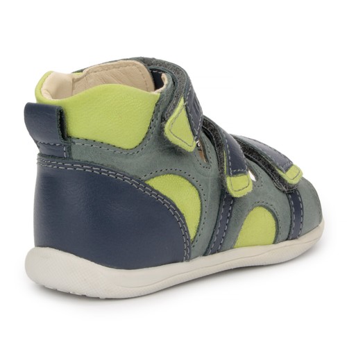 Sandalia ortopédica de cuero natural con soporte para tobillo Memo Diego First Walking para niños pequeños - Imagen 4 de 9