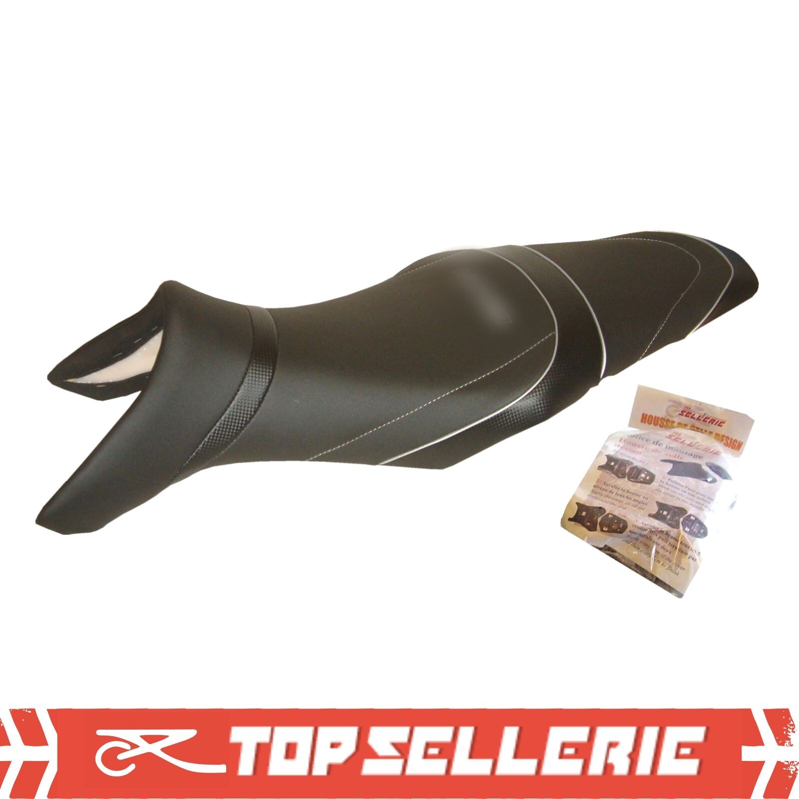 Housse de selle Yamaha MT-09 anti-glisse confort pilote et passager